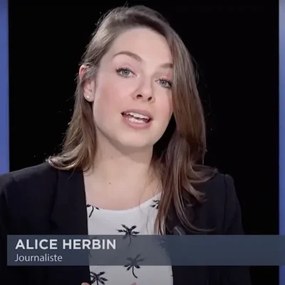 Alice, journaliste sur plateau