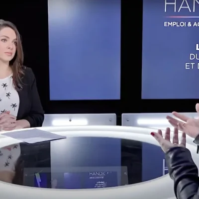 Alice, journaliste sur plateau